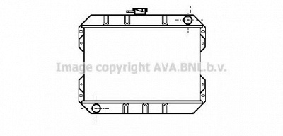 AVA QUALITY COOLING fd2090 -  Радиатор, охлаждение двигателя